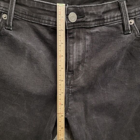 Torrid Women’s 16S Luxe Slim Boot Super Stretch Denim Black Jeans - Picture 6 of 12